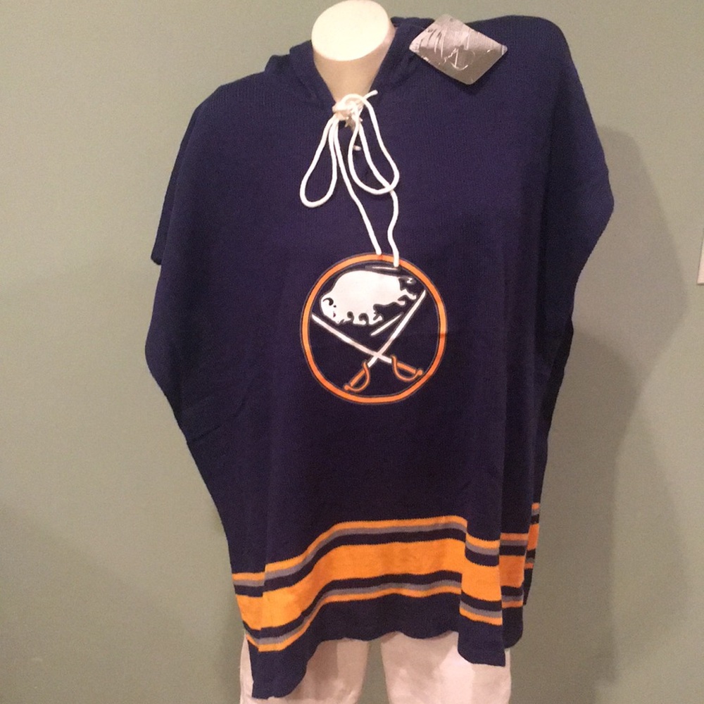 NHL Buffalo Sabres poncho sweater